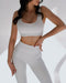 Basic Ribbed Top White