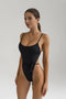 AIRRA Nissi Swimsuit Ribbed Black