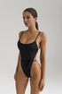 AIRRA Nissi Swimsuit Ribbed Black