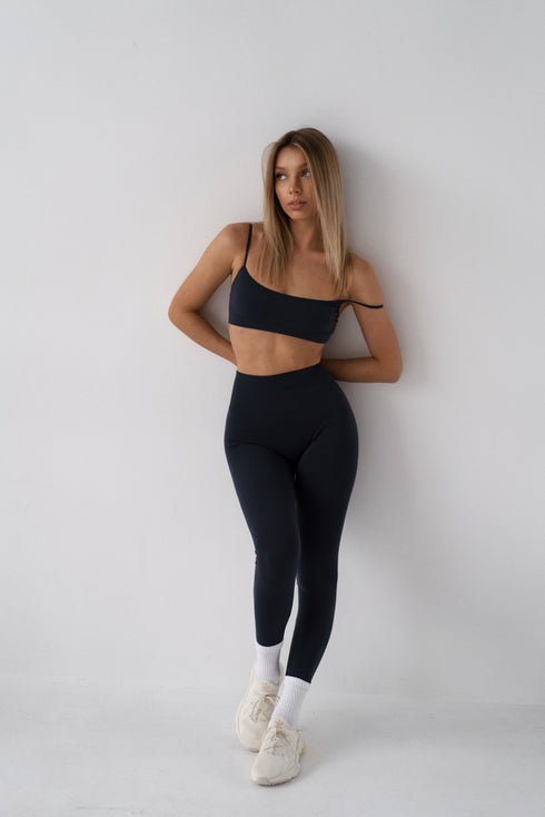Basic Leggings Deep Blue