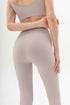 Basic Ribbed Leggings Cream