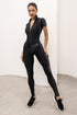 Flash Jumpsuit Black Skin